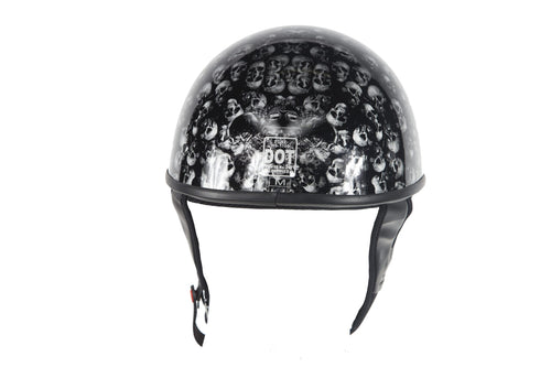 Low Profile Skull Graphic; DOT Approved — alternate view 3, Hasbro Leather