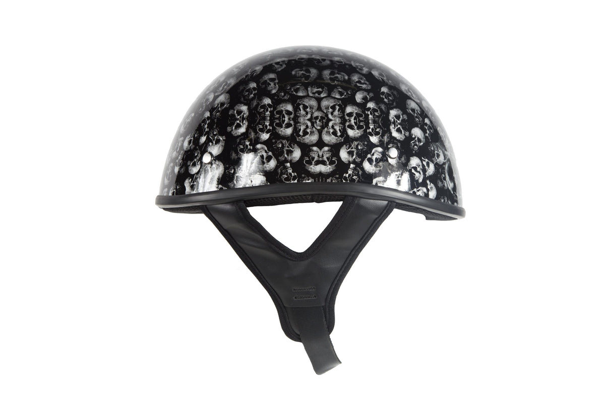 Low Profile Skull Graphic; DOT Approved — alternate view 4, Hasbro Leather
