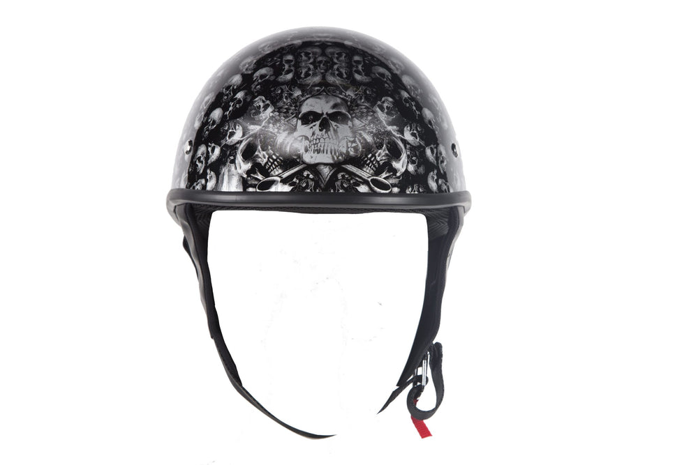 Low Profile Skull Graphic; DOT Approved — alternate view 2, Hasbro Leather