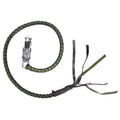 Black & Green Get Back Whip For Motorcycles — Accessories, Hasbro Leather