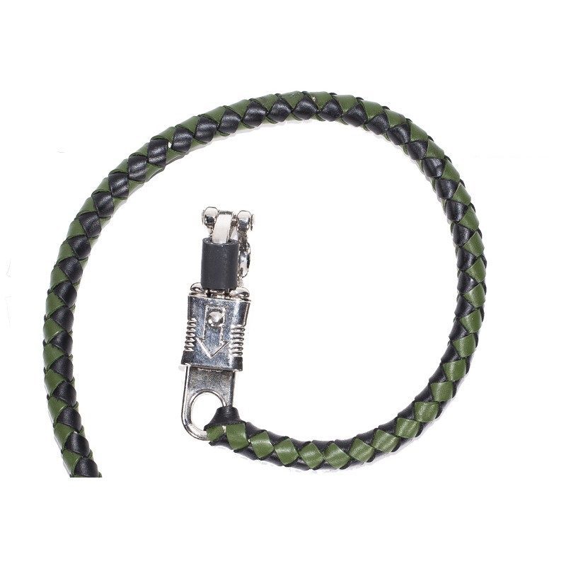 Black & Green Get Back Whip For Motorcycles — alternate view 3, Hasbro Leather