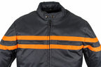 Raceway Orange Stripe Cordura — alternate view 3, Hasbro Leather