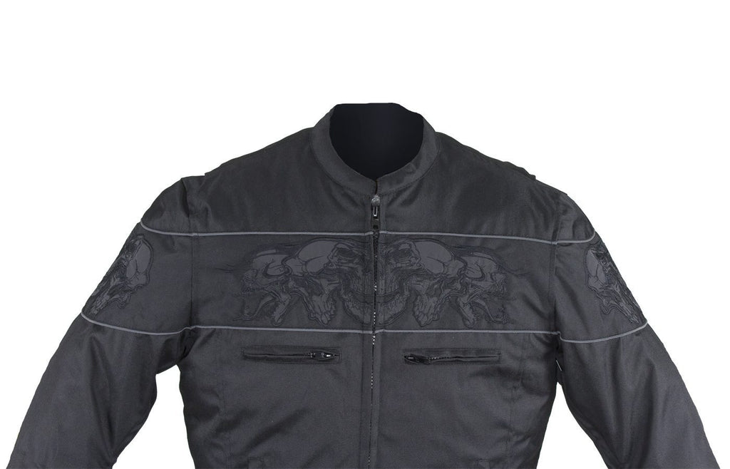 Illuminated Skull Rider Cordura — alternate view 6, Hasbro Leather