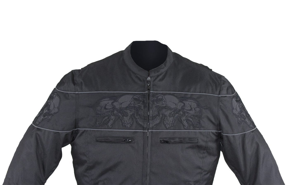 Illuminated Skull Rider Cordura — alternate view 6, Hasbro Leather