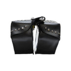 PVC Motorcycle Saddlebag With Studs — alternate view 2, Hasbro Leather