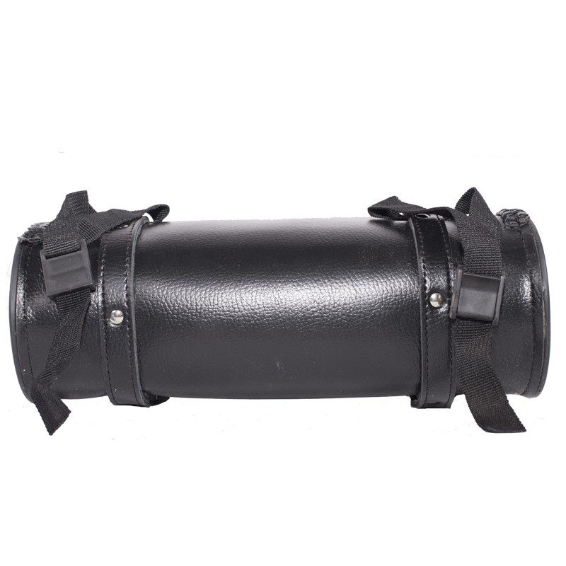 12″ PVC Motorcycle Tool Bag With Braid & Concho — alternate view 4, Hasbro Leather