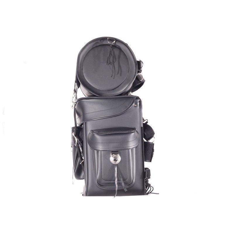 Plain Big Sissy Bar Bag — alternate view 3, Hasbro Leather