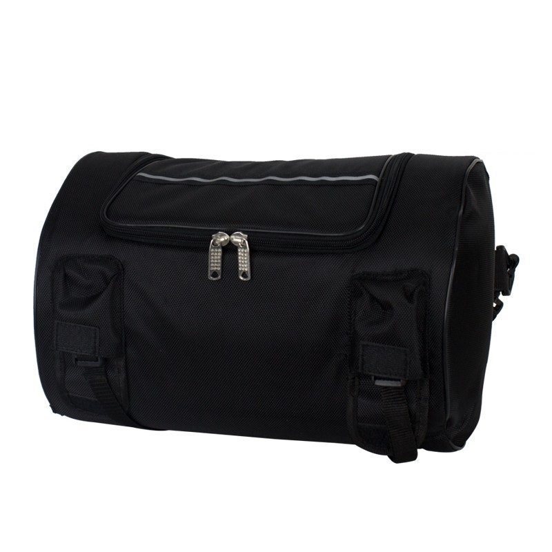 NIGHT RUN — Textile Motorcycle Sissy Bar Bag With Reflective Safety Stripe
