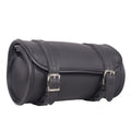 10-Inch Plain PVC Motorcycle Tool Bag With Double Roller Buckle Straps — Tool Bags, Hasbro Leather