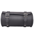10-Inch Plain PVC Motorcycle Tool Bag With Double Roller Buckle Straps — alternate view 5, Hasbro Leather