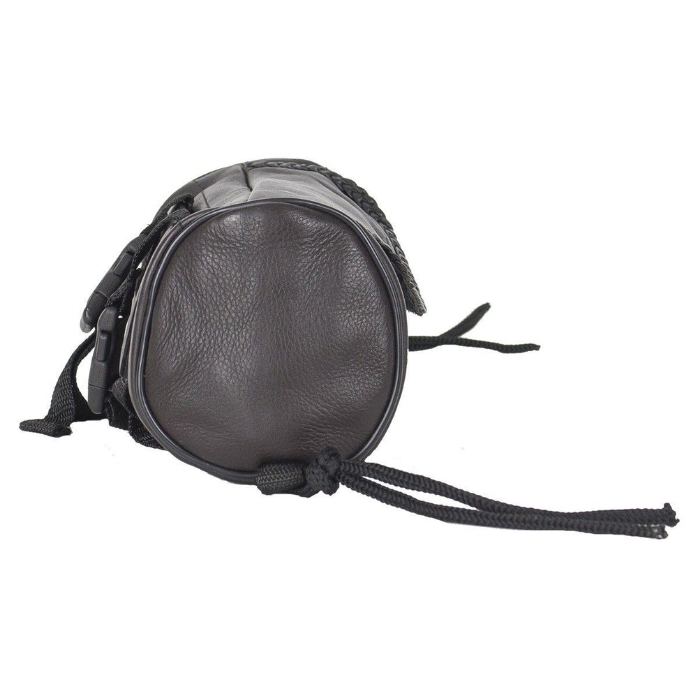 Brown Leather Motorcycle Tool Bag — alternate view 2, Hasbro Leather