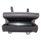 10-Inch Plain PVC Motorcycle Tool Bag With Double Roller Buckle Straps — alternate view 3, Hasbro Leather