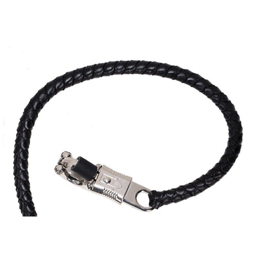 Black Get Back Motorcycle Whip — alternate view 3, Hasbro Leather