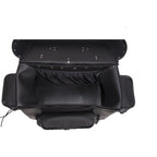 Big Studded Motorcycle Sissy Bar Bag — Large Touring Storage — alternate view 3, Hasbro Leather