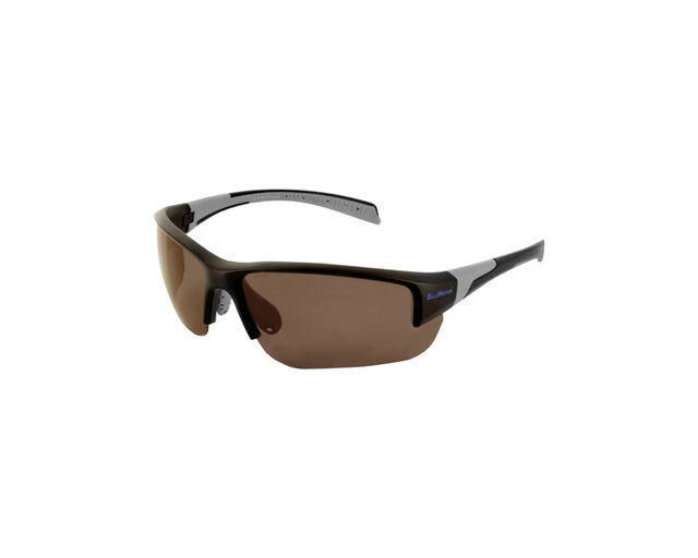 BluWater Polarized Samson 3 Photochromic Brown eyewear from Hasbro Leather