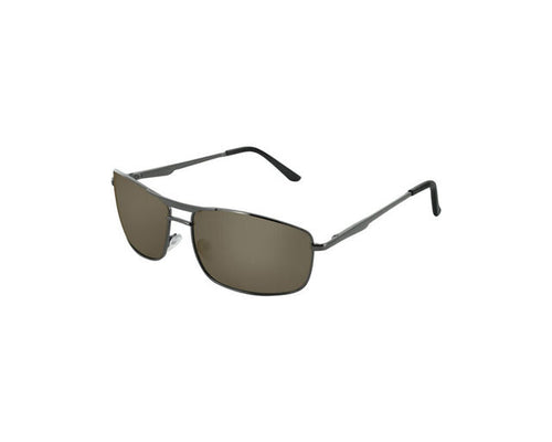BluWater Polarized Navigator 3 Grey / Gold Mirror eyewear from Hasbro Leather