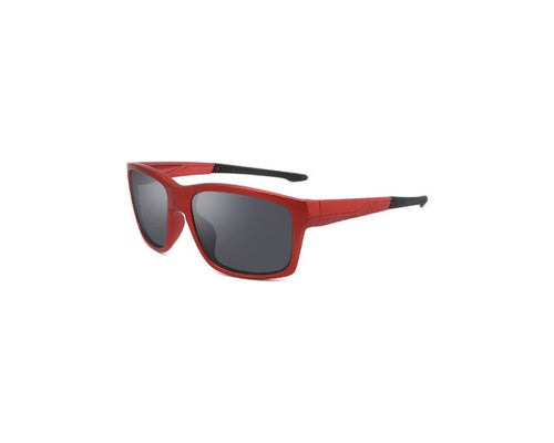 AlterImage Riverbank Metallic Red / Grey Lens eyewear from Hasbro Leather