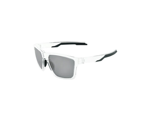 BluWater Polarized Sandbar Crystal Clear / Flash Mirror eyewear from Hasbro Leather