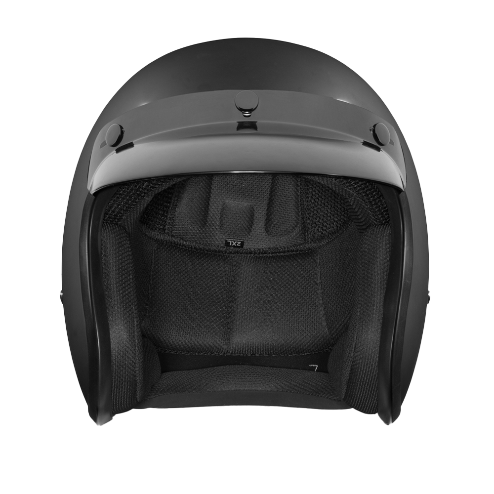 Daytona Cruiser – Dull Black; DOT Approved — alternate view 3, Hasbro Leather