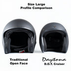 Daytona Cruiser – Dull Black; DOT Approved — alternate view 7, Hasbro Leather