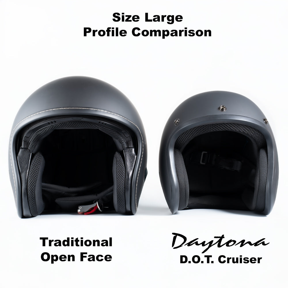 Daytona Cruiser – Dull Black; DOT Approved — alternate view 7, Hasbro Leather