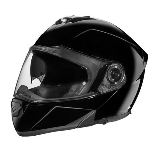 Daytona Glide – Hi-Gloss Black; DOT & ECE Approved — Motorcycle Helmets, Hasbro Leather