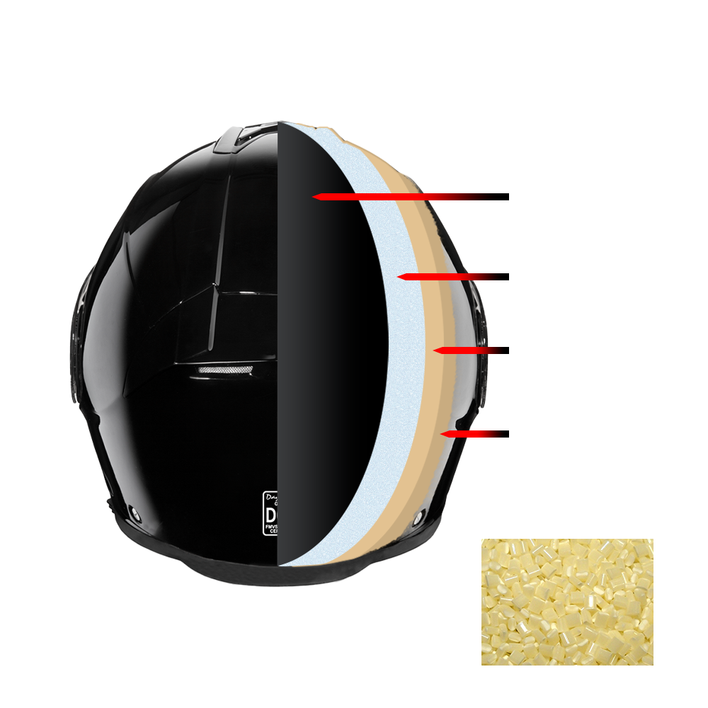 Daytona Glide – Hi-Gloss Black; DOT & ECE Approved — alternate view 8, Hasbro Leather