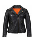 The Muse — Women's Classic Genuine Leather Motorcycle Jacket
