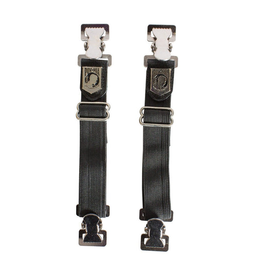 POW/MIA Alligator Boot Clips — Boot Clips, Hasbro Leather