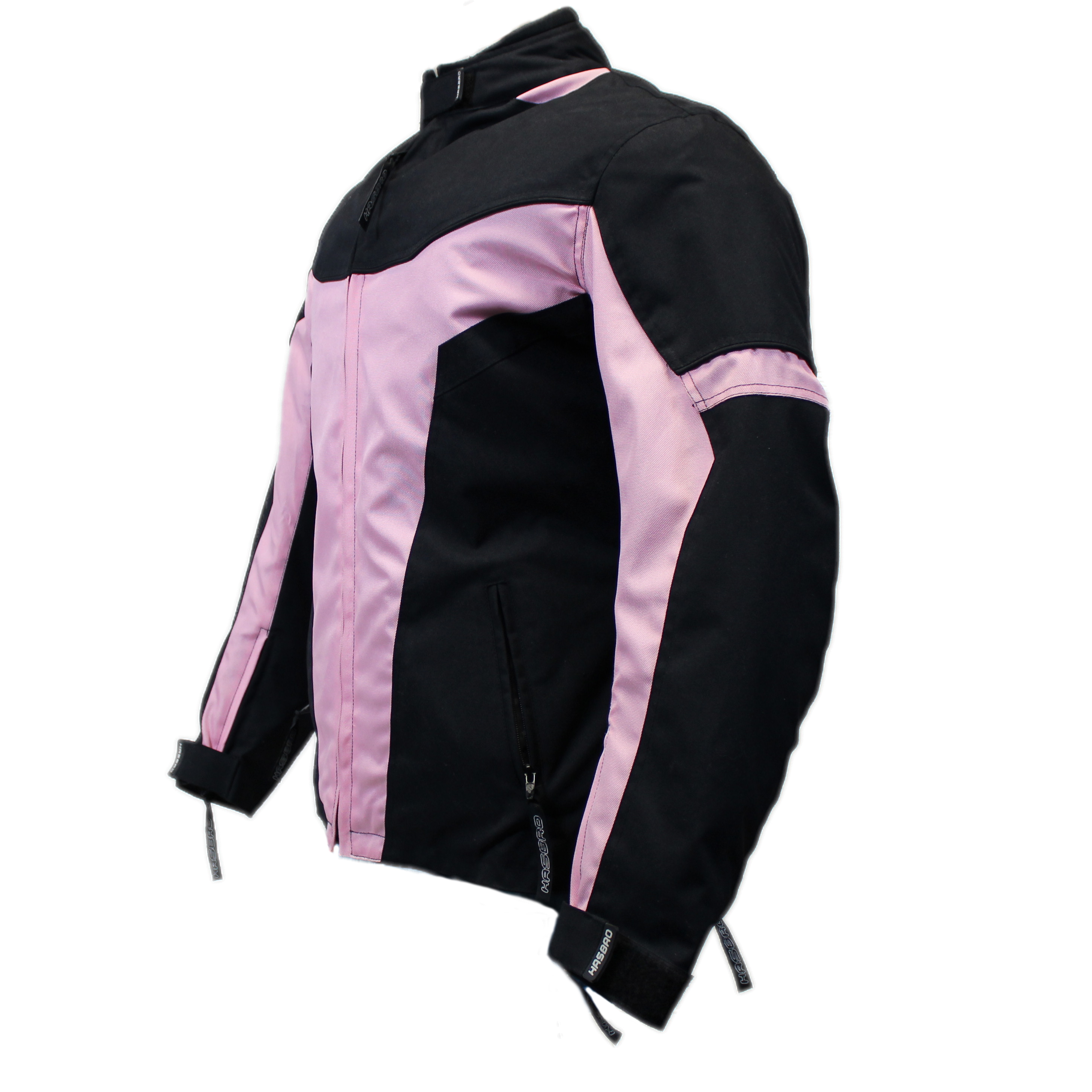 Women’s Black & Pink Cordura Motorcycle Jacket – Top Quality Bikers ...
