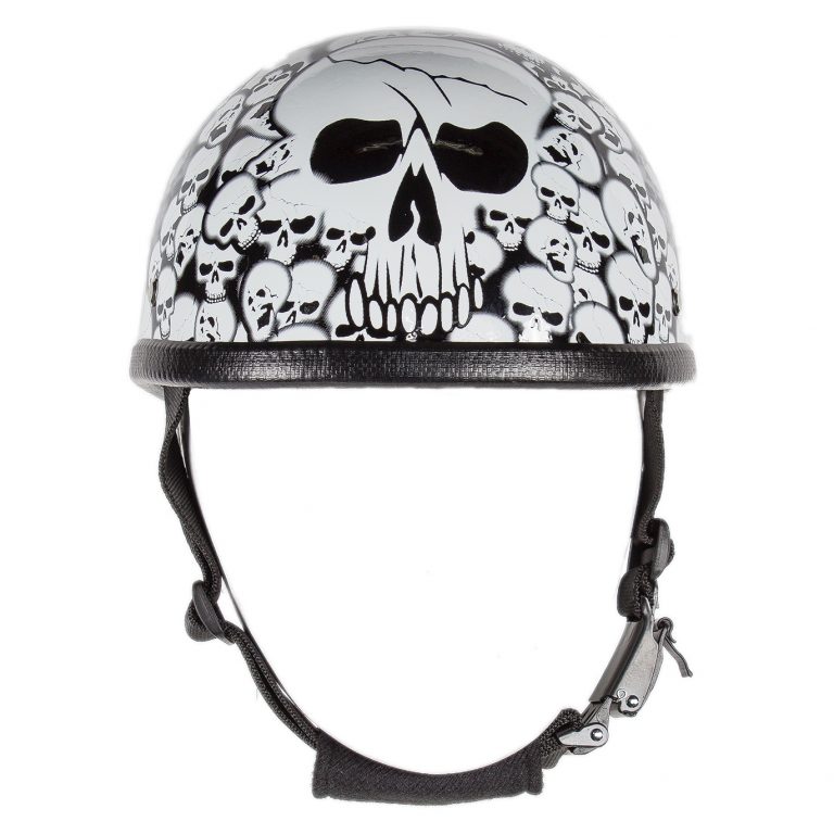 White Eagle Novelty Helmet with Skulls – Hasbro Leather | Top Quality ...