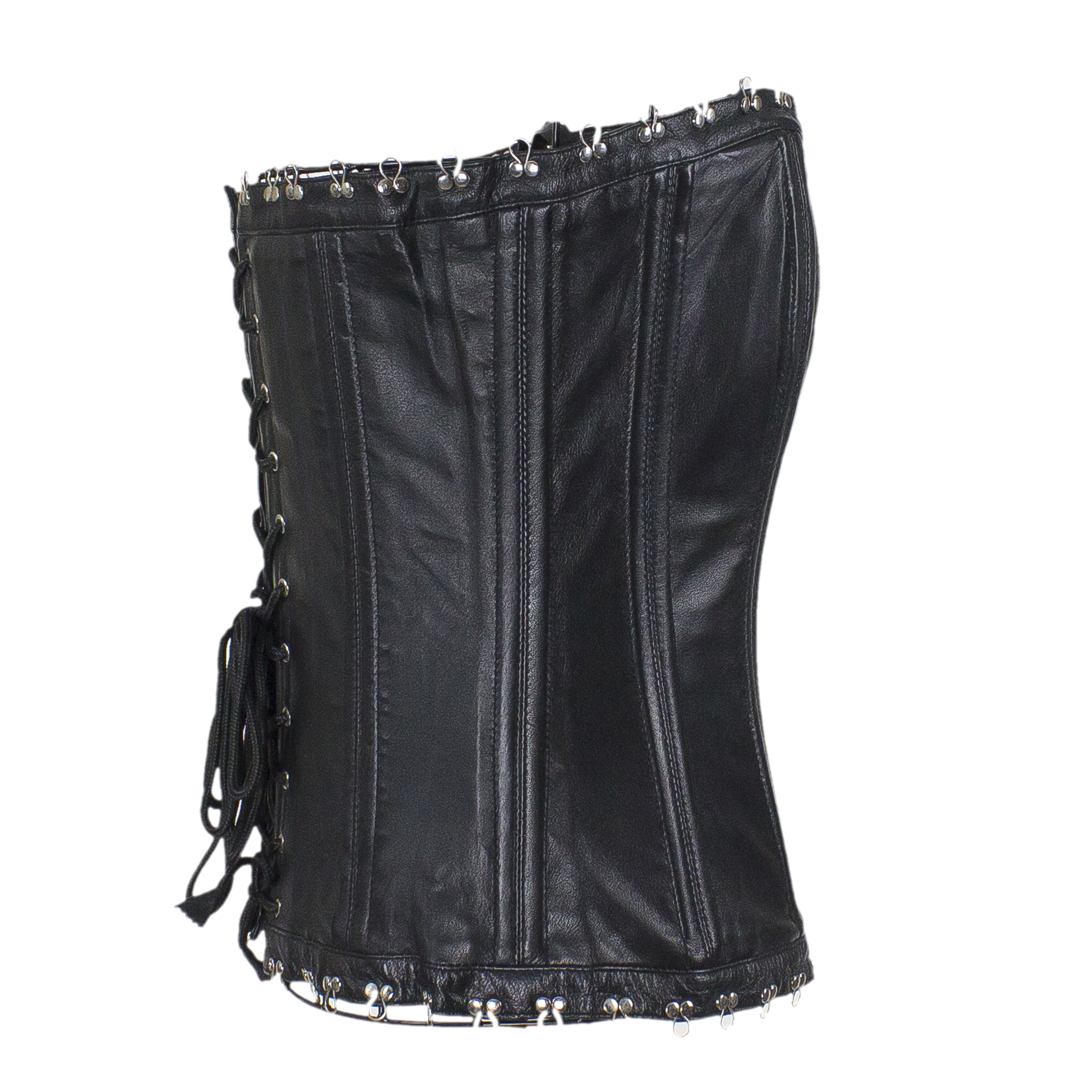 Women’s Hook & Eye Lambskin Leather Corset – Hasbro Leather | Top ...