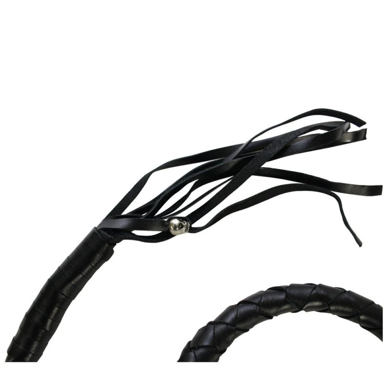 36″ Black Get Back Whip – Hasbro Leather | Top Quality Bikers Leather ...